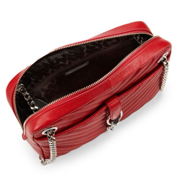 Rebecca Minkoff Edie shoulder bag color Chili NEW - Picture 4 of 9
